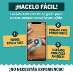 Amiguchis animados | Kit de Crochet