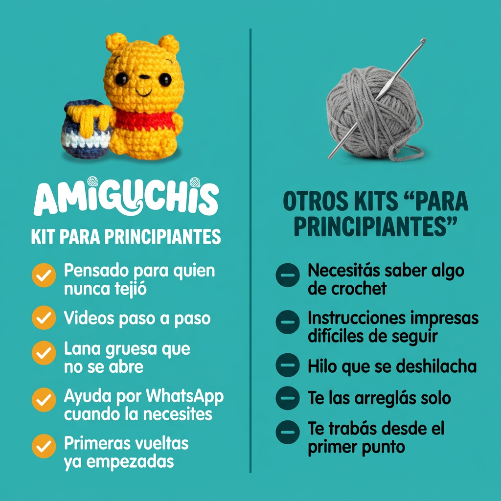 Amiguchis animados | Kit de Crochet